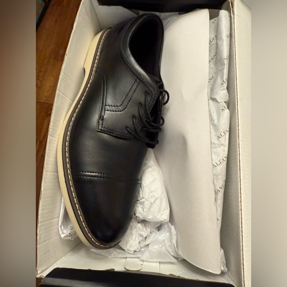ALFANI THEO CAP TOE OXFORD DRESS SHOES MENS BLACK 12 main image 7